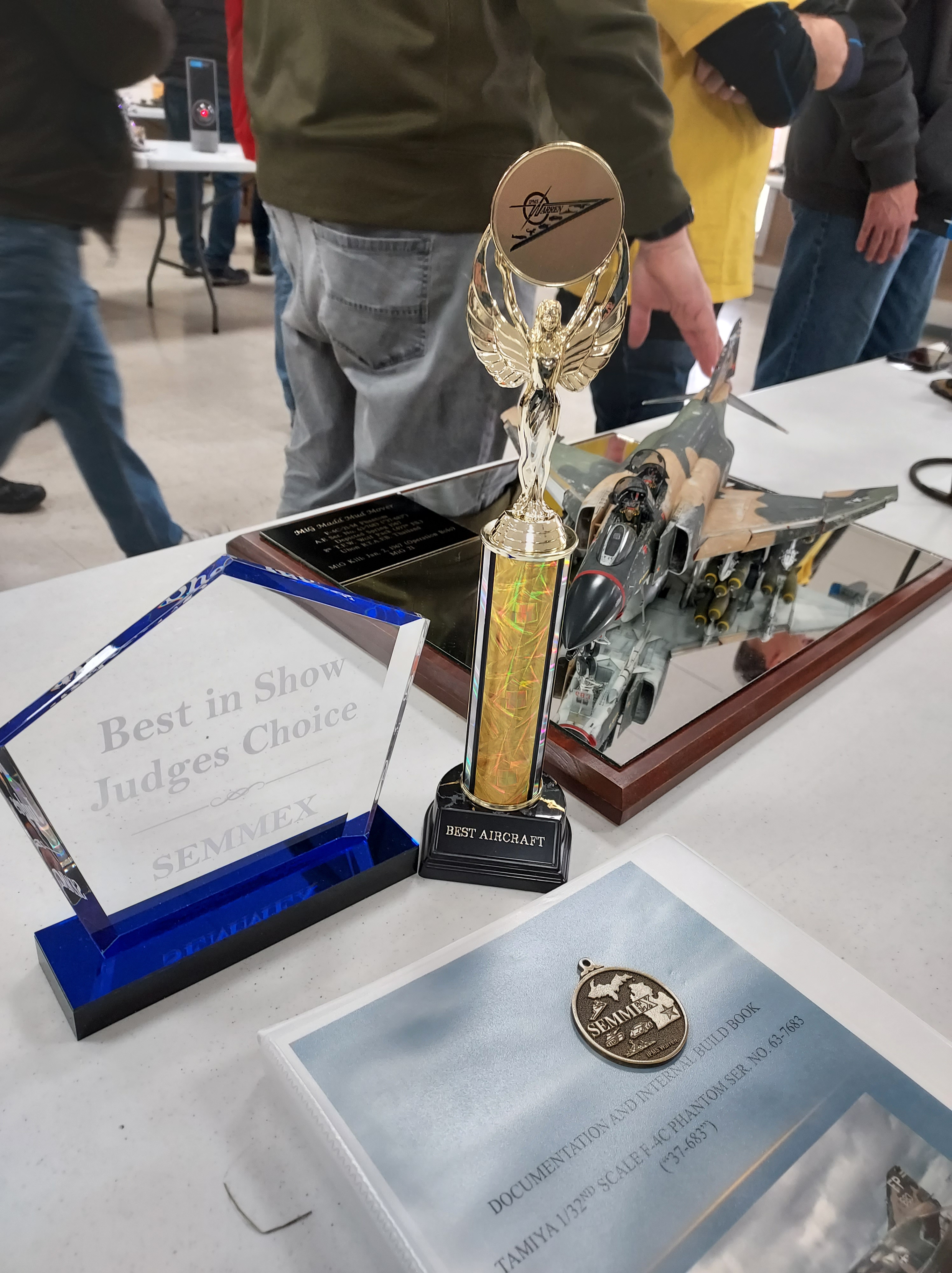 Brad's Phantom with awards.